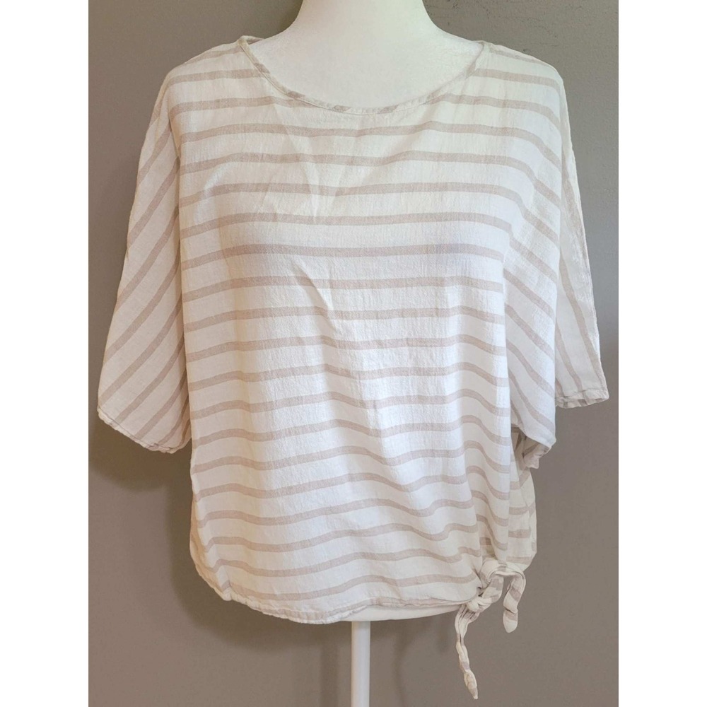 Beachlunchlounge Beachy Knot Striped Top